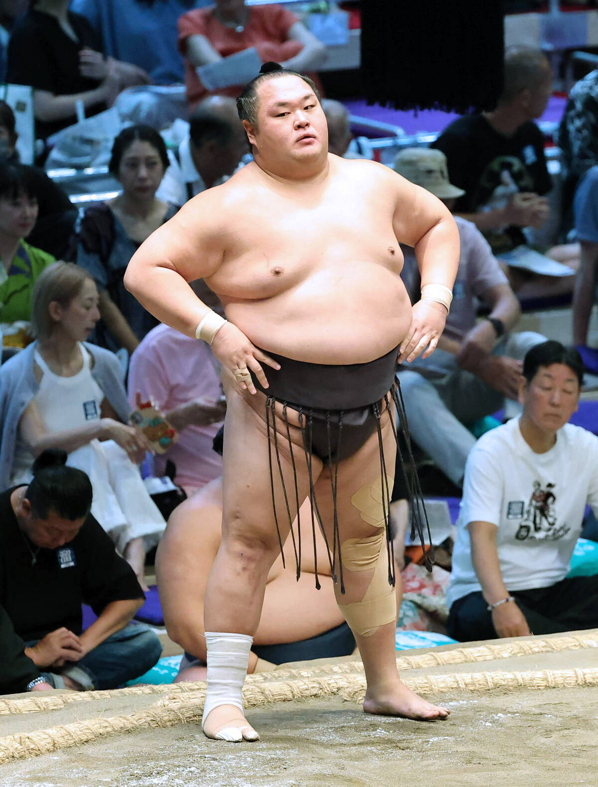 友風は5勝10敗 「最後、悪い相撲を取ってしまった。しっかり準備し